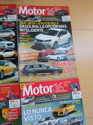 Revistas de coches MOTOR 16