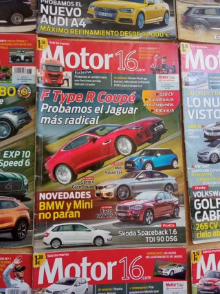 Revistas de coches MOTOR 16