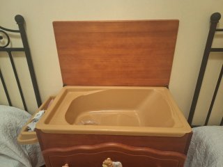 Cajonera cambiador bebé madera