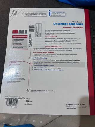 Libro: le scienze della terra  Seconda edizione