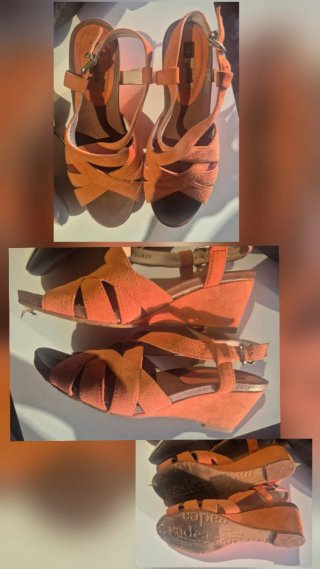 Lote Zapatos Mujer Piel Cuero Talla 37