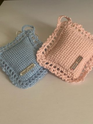 Coppia quadrotti artigianali di lavanda .