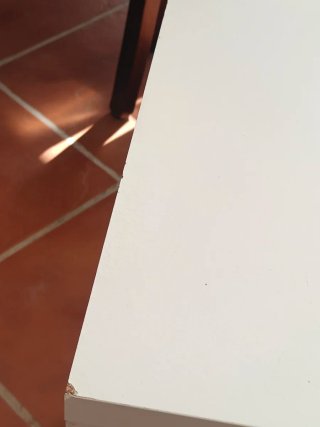 Mesita de noche Ikea blanca