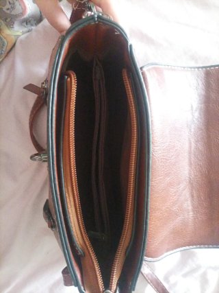 Bandolera efecto piel