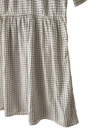 Vestido Vero Moda cuadros blanco y negro Talla S