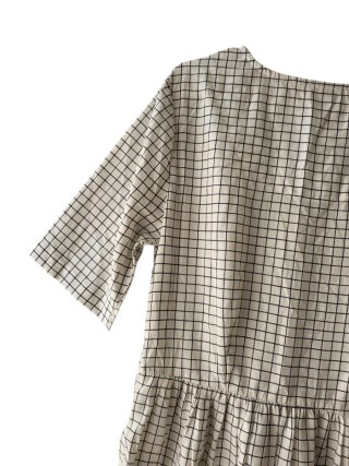 Vestido Vero Moda cuadros blanco y negro Talla S