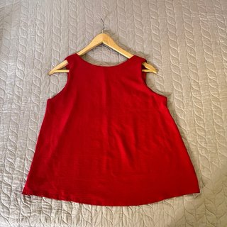 Top Rojo NEW FEELING Evasé Talla S/M