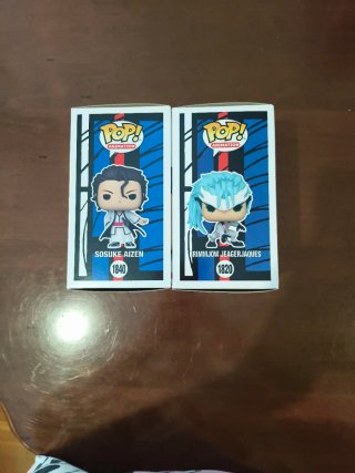 Funko Pop Bleach Sosuke Aizen y Grimmjow