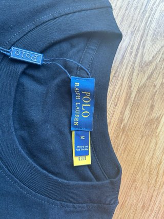 Polo Ralph Lauren Camiseta Negra Talla M corta
