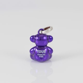 Colgante Tous Bold Bear de oso de acero en morado