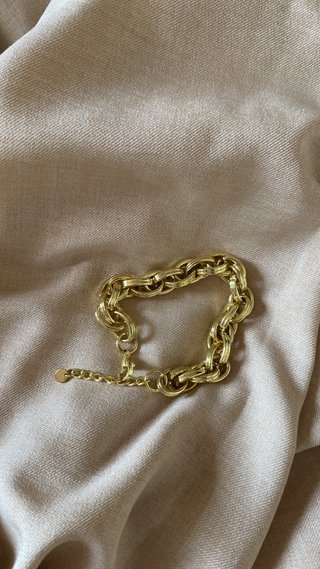Bracciale a catena doppia in Acciaio Inossidabile