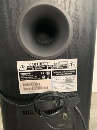 Torre de Sonido Philips Negra