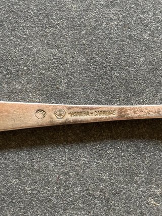 Cucharilla Masriera Plata Antigua