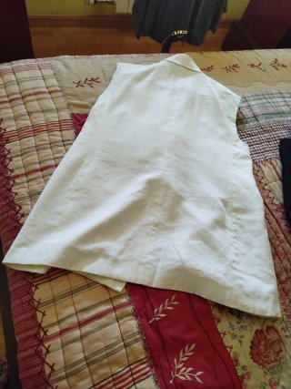 Chaleco Zara Blanco