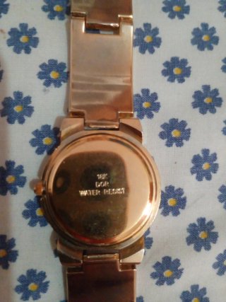 Reloj de pulsera antiguo chapado en oro