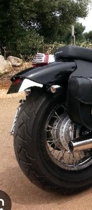 honda shadow vt 600 vt600 codino cromato