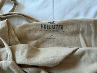 Top Hollister Beige Talla M