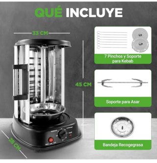 NutriChef Horno Vertical Giratorio