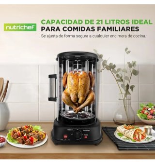 NutriChef Horno Vertical Giratorio