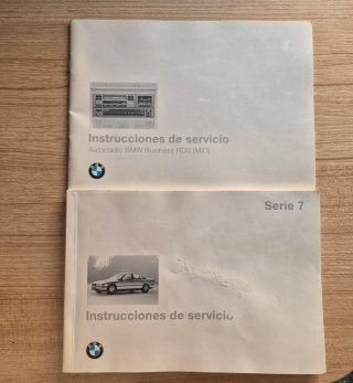 Manuales BMW Serie 7 e38