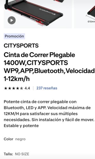 Cinta de correr CITYSPORTS