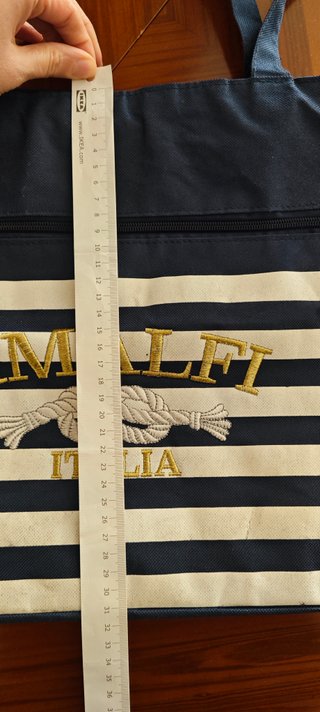 Borsa mare Amalfi shopping con tasca