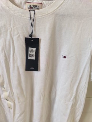 Camiseta Tommy Hilfiger Talla XL Blanca