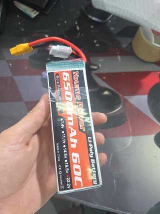 Batería Li-Poly Youme 6500mAh 60C