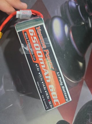 Batería Li-Poly Youme 6500mAh 60C