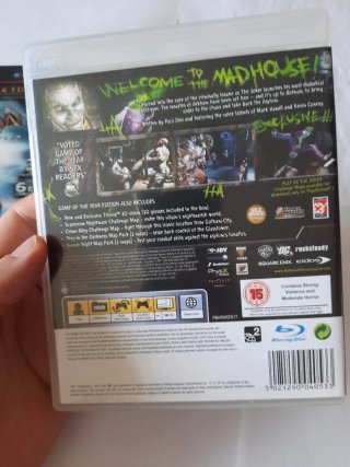 Batman Arkham Asylum GOTY PS3
