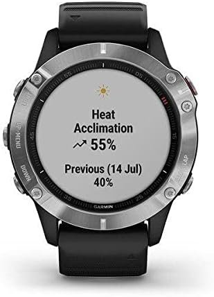 Garmin fenix 6 GPS Reloj Multideporte Negro/Plata