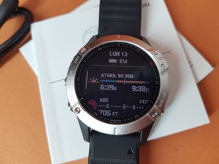 Garmin fenix 6 GPS Reloj Multideporte Negro/Plata
