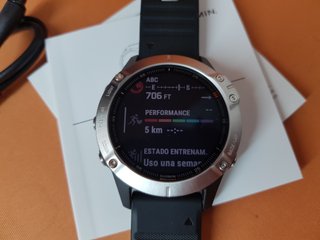 Garmin fenix 6 GPS Reloj Multideporte Negro/Plata
