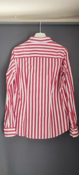 Camicia Tommy Hilfiger a righe rosse e bianche