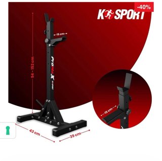 Supporto per Bilanciere Rinforzato con Portadischi