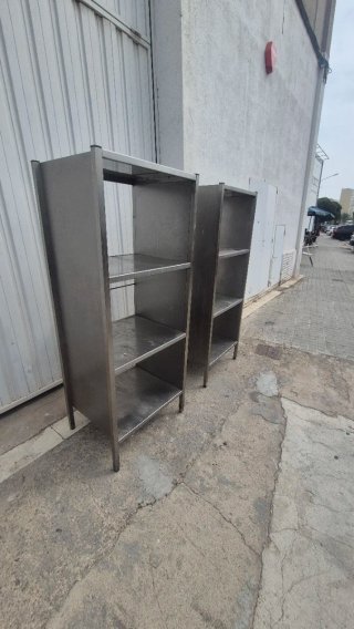 Estantería Metálica Gris Plata