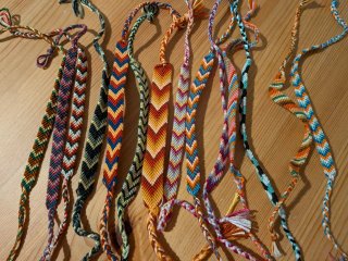Braccialetti fatti a mano arcobaleno