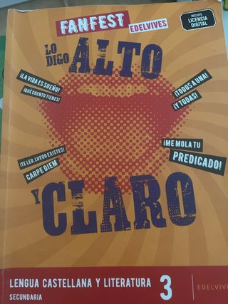 Lengua castellana y literatura 3 Secundaria