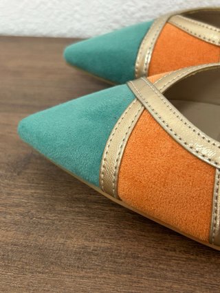 Sandalias Buonarotti Talla 39 Multicolor Doradas