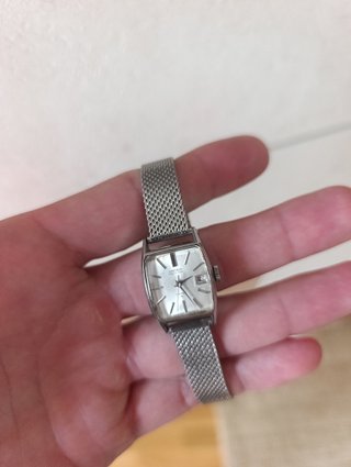 Reloj Seiko Automático Plata y Blanco
