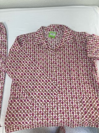 Pijama Mujer Cosquillas Algodón XL Fresa Nuevo