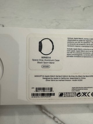 Apple Watch Series 6 44mm Grigio Siderale
