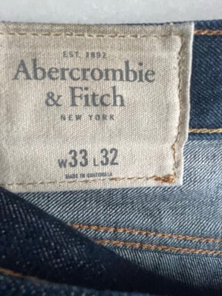 Pantalón Abercrombie & Fitch Azul
