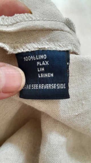 Vestitino in lino beige taglia unica