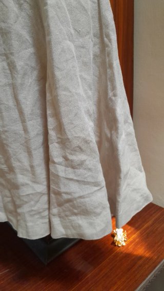 Vestitino in lino beige taglia unica