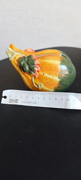 Portatovaglioli zucca ceramica vintage