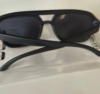 Gafas de sol aviador gris oscuro