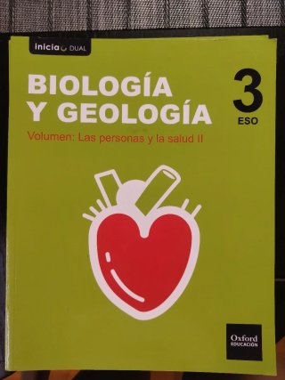 Libros de Biología de tercero de la ESO.