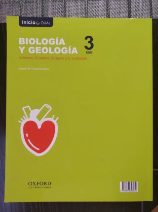 Libros de Biología de tercero de la ESO.