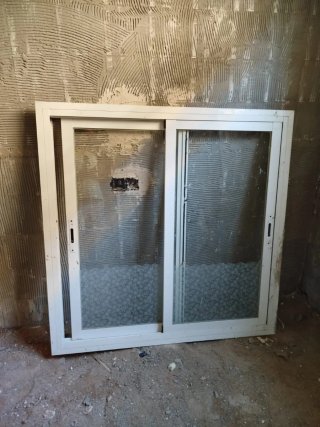 Ventana corredera aluminio blanco